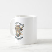 Mug Vache de sensibilisation à l'autisme Gravure vinta (Devant gauche)