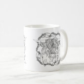 Mug Vache des Highlands (Devant droit)