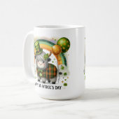 Mug Vache des Highlands chanceuse - Saint-Patrick (Devant gauche)