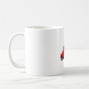 Mug Vache des Highlands dans la ferme du camion Vache