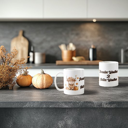 Mug Vache des Highlands de l'automne