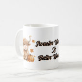 Mug Vache des Highlands de l'automne (Devant gauche)