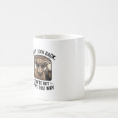 Mug Vache des Highlands drôle ne regarde pas en arrièr (Devant droit)