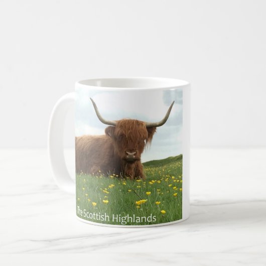 Mug Vache des Highlands écossais (Devant gauche)