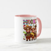 Mug Vache des Highlands Mooxico Cinco De Mayo (Devant droit)