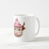 Mug Vache des Highlands Saint-Valentin Mignonne Vache (Devant droit)