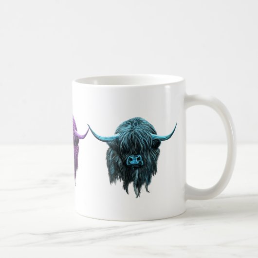 Mug Vache des montagnes écossaise (Droite)