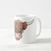 Mug Vache des montagnes écossaise (Devant droit)