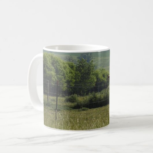 Mug Vache douce en campagne (Devant gauche)