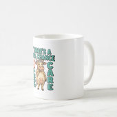 Mug Vache drôle 99% de chance que je m'en fiche Graphi (Devant droit)
