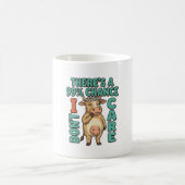 Mug Vache drôle 99% de chance que je m'en fiche Graphi (Centre)
