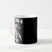 Mug Vache drôle mème Fvache Vache Hommes Femmes (Devant gauche)