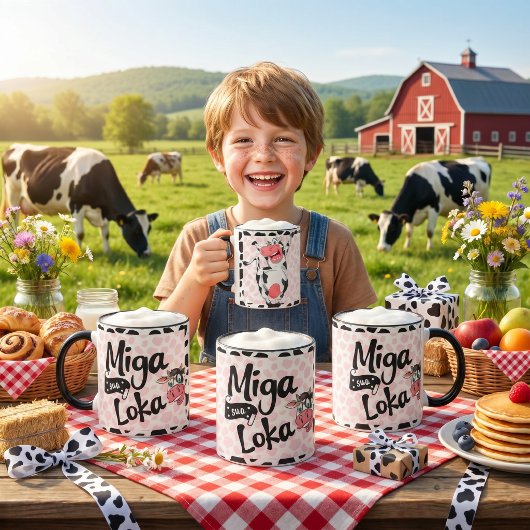 Mug Vache Drôle “Miga Sua Loka