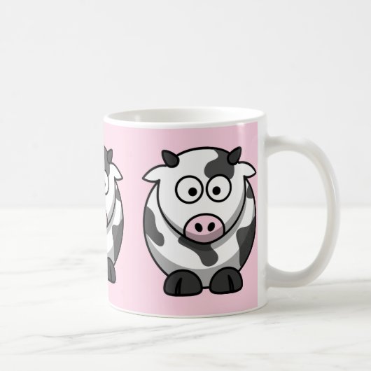 Mug Vache drôle mignonne (Droite)