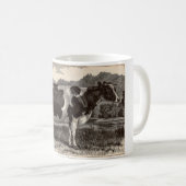 Mug Vache du 19ème siècle du Holstein d'impression (Devant droit)