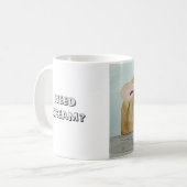 Mug Vache du Jersey et "crème du besoin ? ' (Devant gauche)