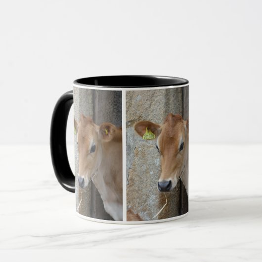 Mug Vache du Jersey/tasse de veau (Devant gauche)