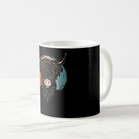 Mug Vache écossaise des Highlands (Devant droit)