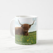Mug Vache écossaise des Highlands (Devant gauche)