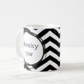 Mug Vache effrontée drôle (Devant gauche)