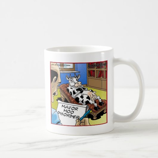 Mug Vache En Thérapie 4 Mooo Troubles Cadeaux Tee - sh (Droite)