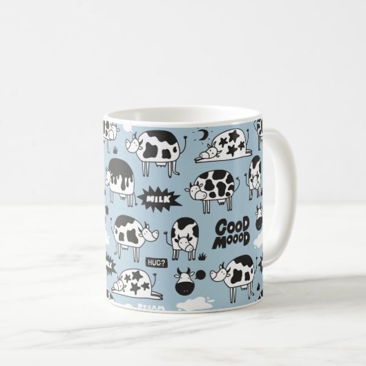 Mug Vache et lait (Devant droit)
