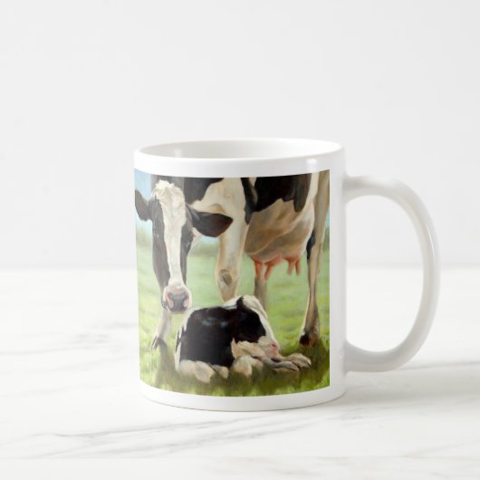 Mug Vache et veau au jour de mère (Droite)