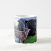 Mug Vache et veau de l'Angus noir (Centre)