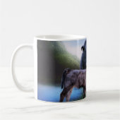 Mug Vache et veau de l'Angus noir (Gauche)