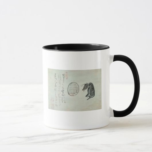 Mug Vache, fenêtre ovale et Haiku (Droite)