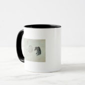 Mug Vache, fenêtre ovale et Haiku (Devant gauche)
