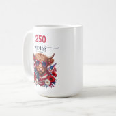 Mug Vache florale 250 ans de liberté (Devant gauche)