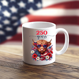 Mug Vache florale 250 ans de liberté