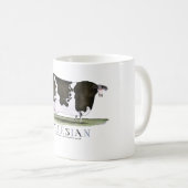 Mug vache frisonne, fernandes élégants (Devant droit)