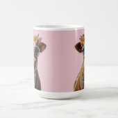 Mug Vache gaie avec lunettes de soleil (Centre)