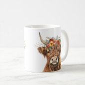Mug Vache Highland. (Devant droit)