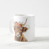 Mug Vache Highland. (Devant gauche)