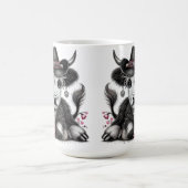 Mug Vache Highland avec Casquette Floral (Centre)