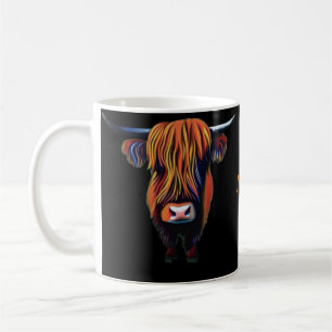 Mug Vache Highland avec nom modifiable