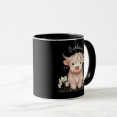 Mug Vache Highland moderne (Devant droit)