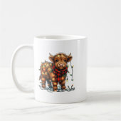 Mug Vache Highland Noël Noël Père Noël Baby Wooly Farm (Gauche)
