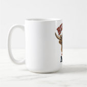 Mug Vache Highland Rouge, Blanc & Moo (Gauche)