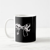 Mug Vache Imprimer Bow Et Stethoscope Infirmière Infir (Gauche)