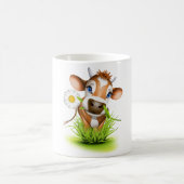 Mug Vache Jersey dans l'herbe (Centre)
