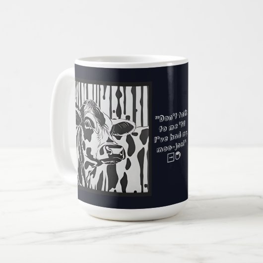 Mug Vache Jersey personnalisable (Devant gauche)