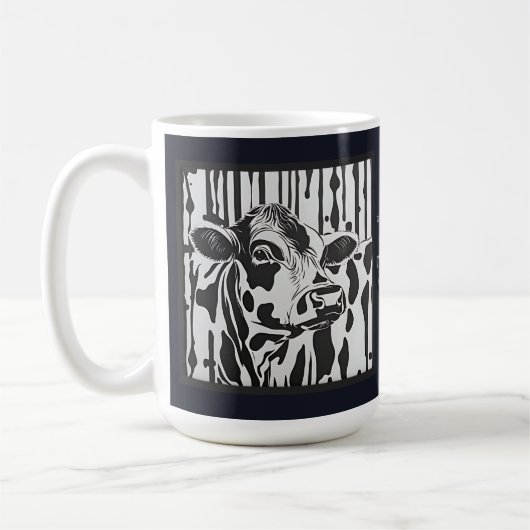 Mug Vache Jersey personnalisable (Gauche)