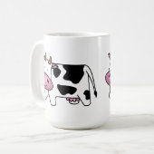 Mug Vache laitière mignonne (Devant gauche)