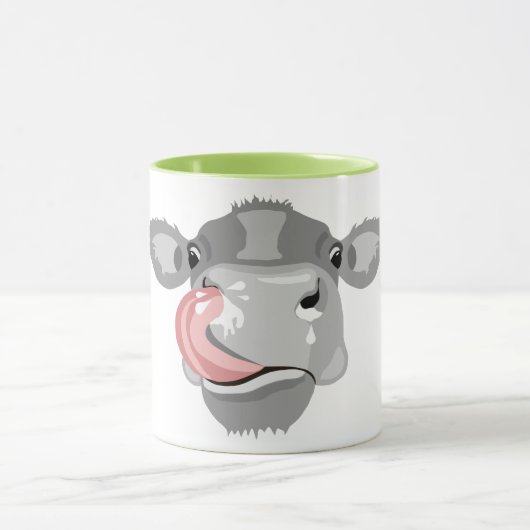 Mug Vache lécher le nez (Centre)