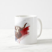 Mug Vache longhorne du Texas (Devant droit)