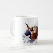 Mug Vache longhorne du Texas (Devant gauche)